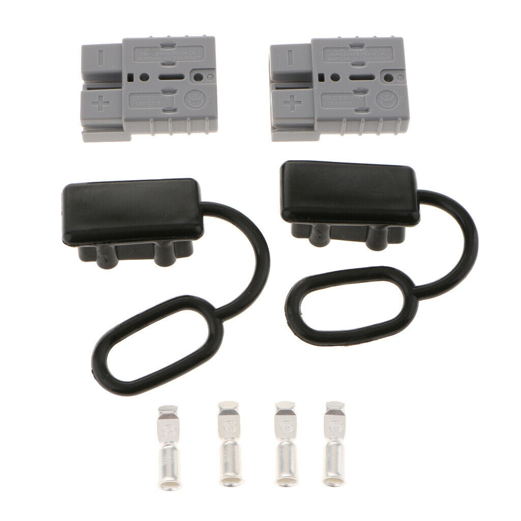 Battery Quick Connect Wire Harness Plug Kit 50A 6-10 AWG Battery Cable Quick