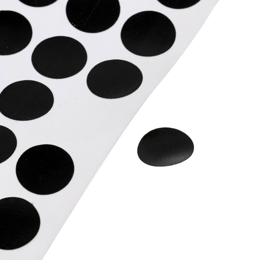 96Pcs/Sheet 1.2cm Black Self Adhesive Pool Table Spot Marking Stickers