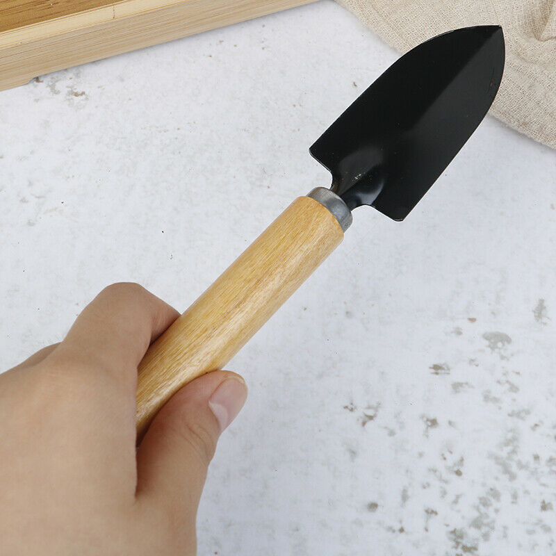3PCS/Set Mini Garden Shovels Claw Tool with Wooden Handles DIY Garden Han.l8