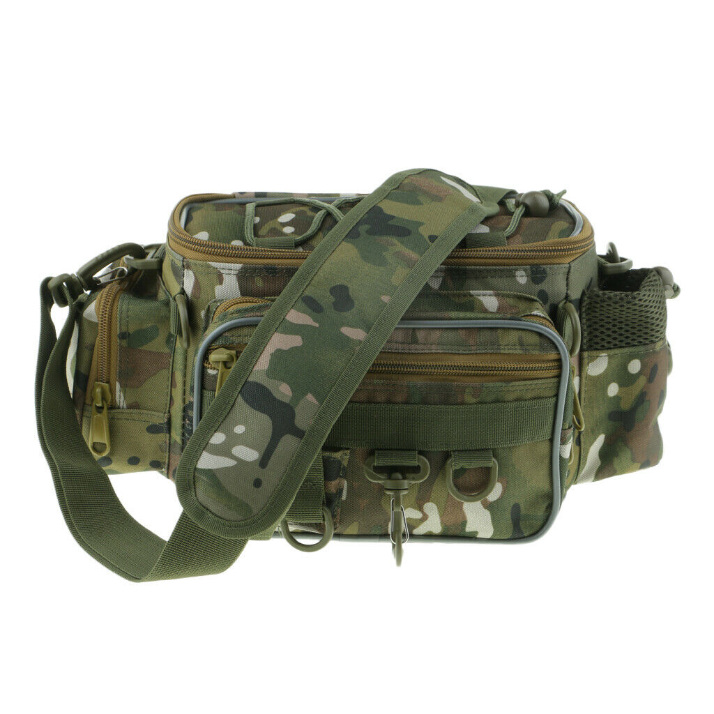 1000D Oxford Fishing Bag Multifunctional Outdoor Adjustable Messenger Bag
