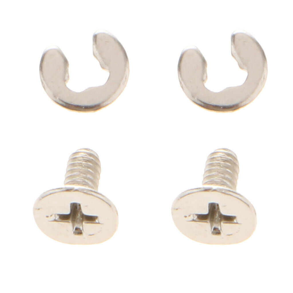 2 Pairs for New 3DS 2015+ Rear Battery Cover Screw