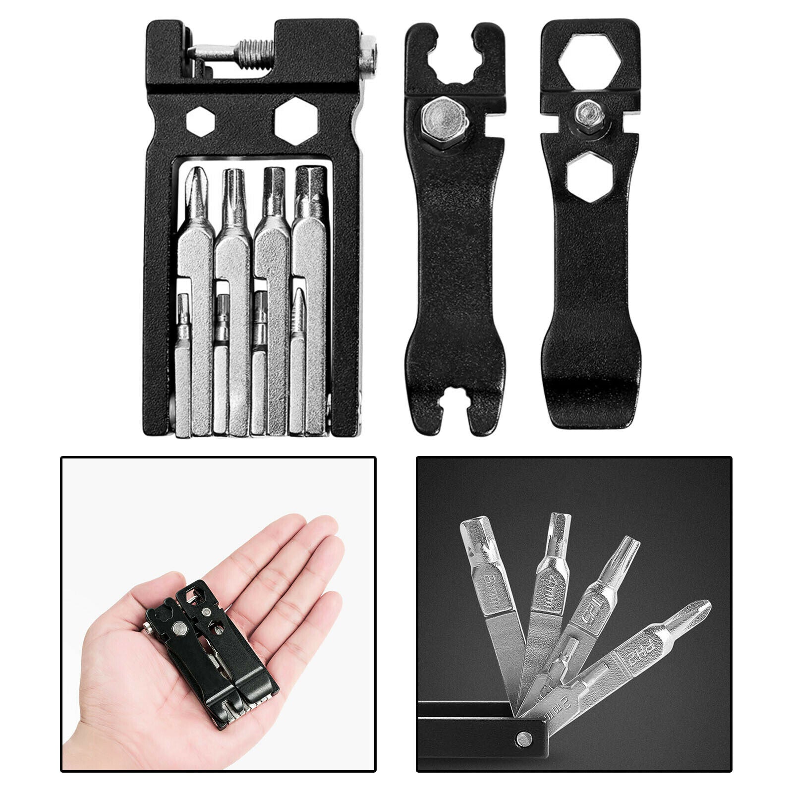 Bicycle Spoke Wrench Disc Brake Chain Alignment Wrench MTB Repair Tool
