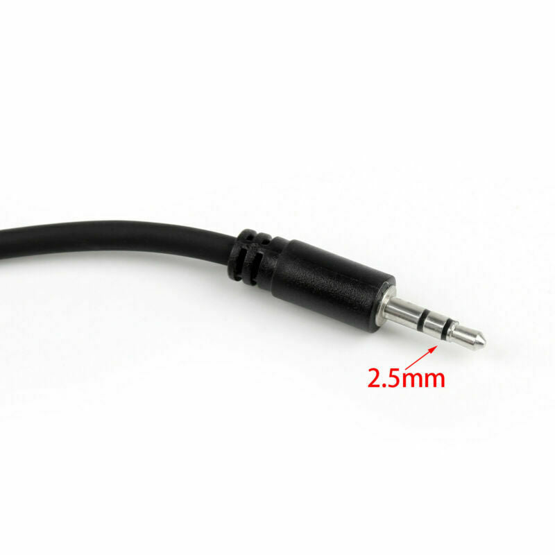 5x2.5mm Covert Acoustic Tube Headset Mic Fits Cobra Radio CXT545 CXT345 Radio B5