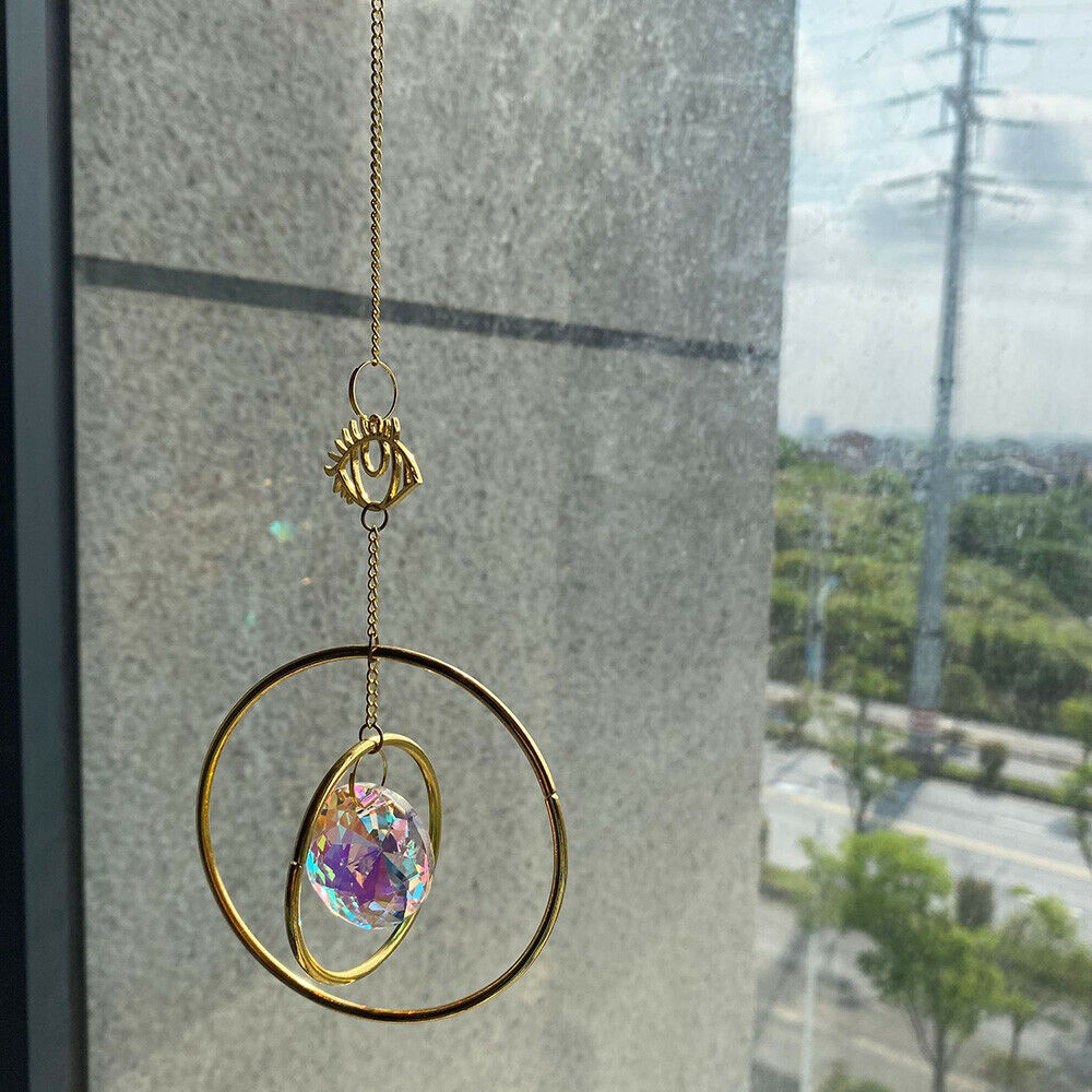 Crystal Sun Catcher Prism Pendant Suncatcher Rainbow Maker Window Hanging Decor