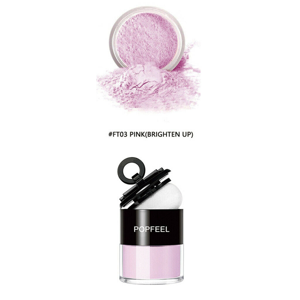Professional Loose Setting Face Powder Makeup Foundation Smooth Natural 03