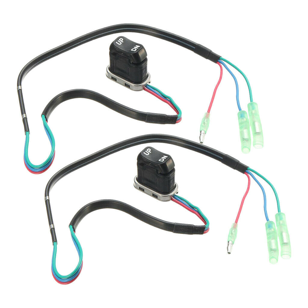 2Pcs Boat Trim & Tilt Switch A for Yamaha 703-82563-01-00 Motor Engine