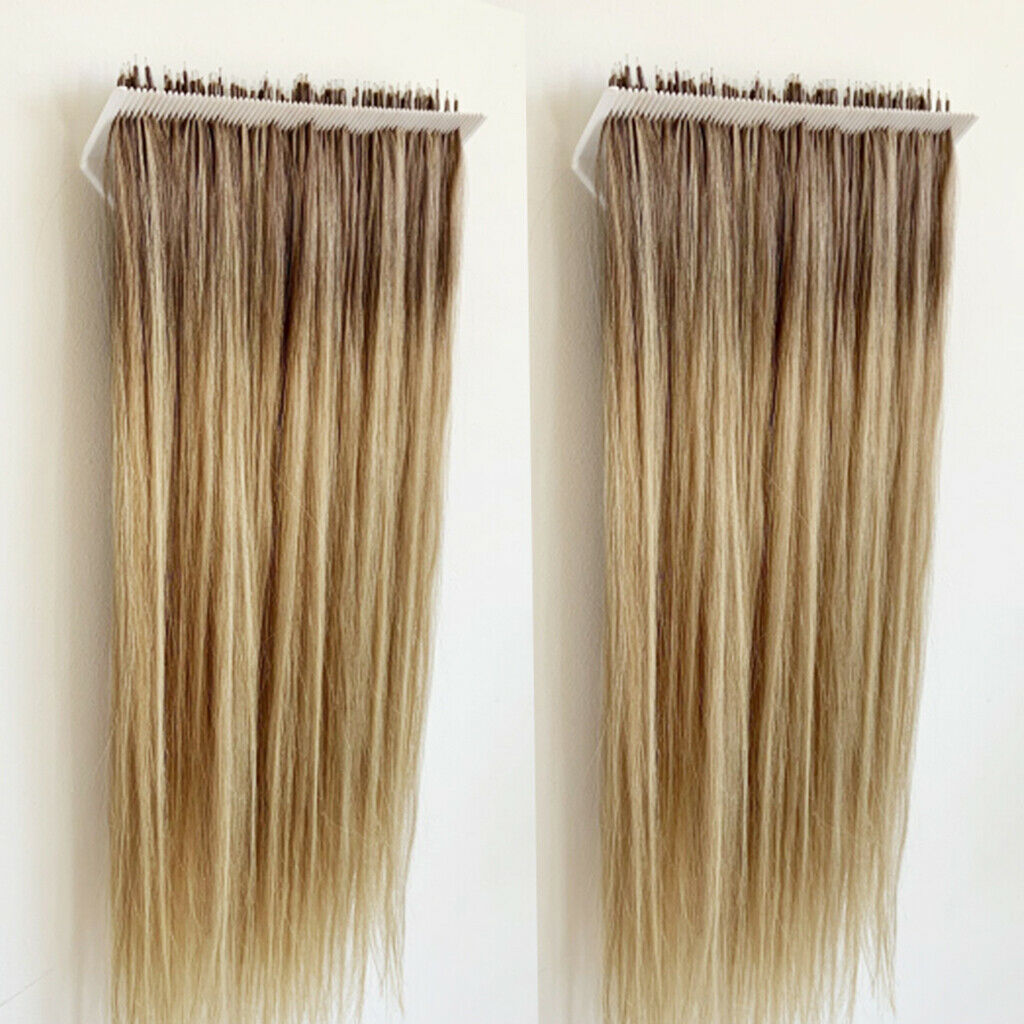 2x Hair Salon Acrylic Hair Extensions Display Holder Organizer Rack White