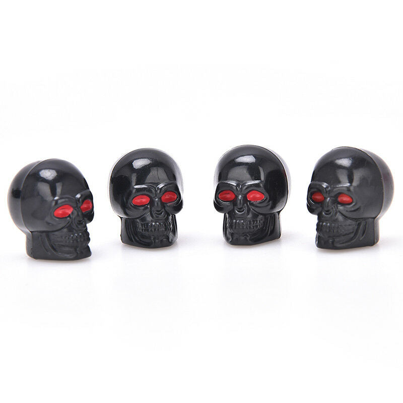 4pc Alien tire wheel air stem valve caps for car truck hot rod tool car decor KX