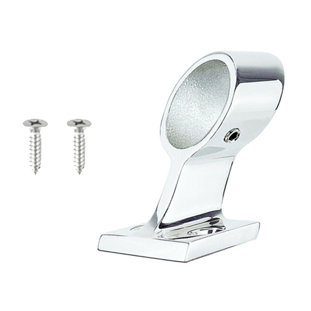 316 Stainless Steel Marine Boat Yacht Hand Rail Fitting Square Base Left End