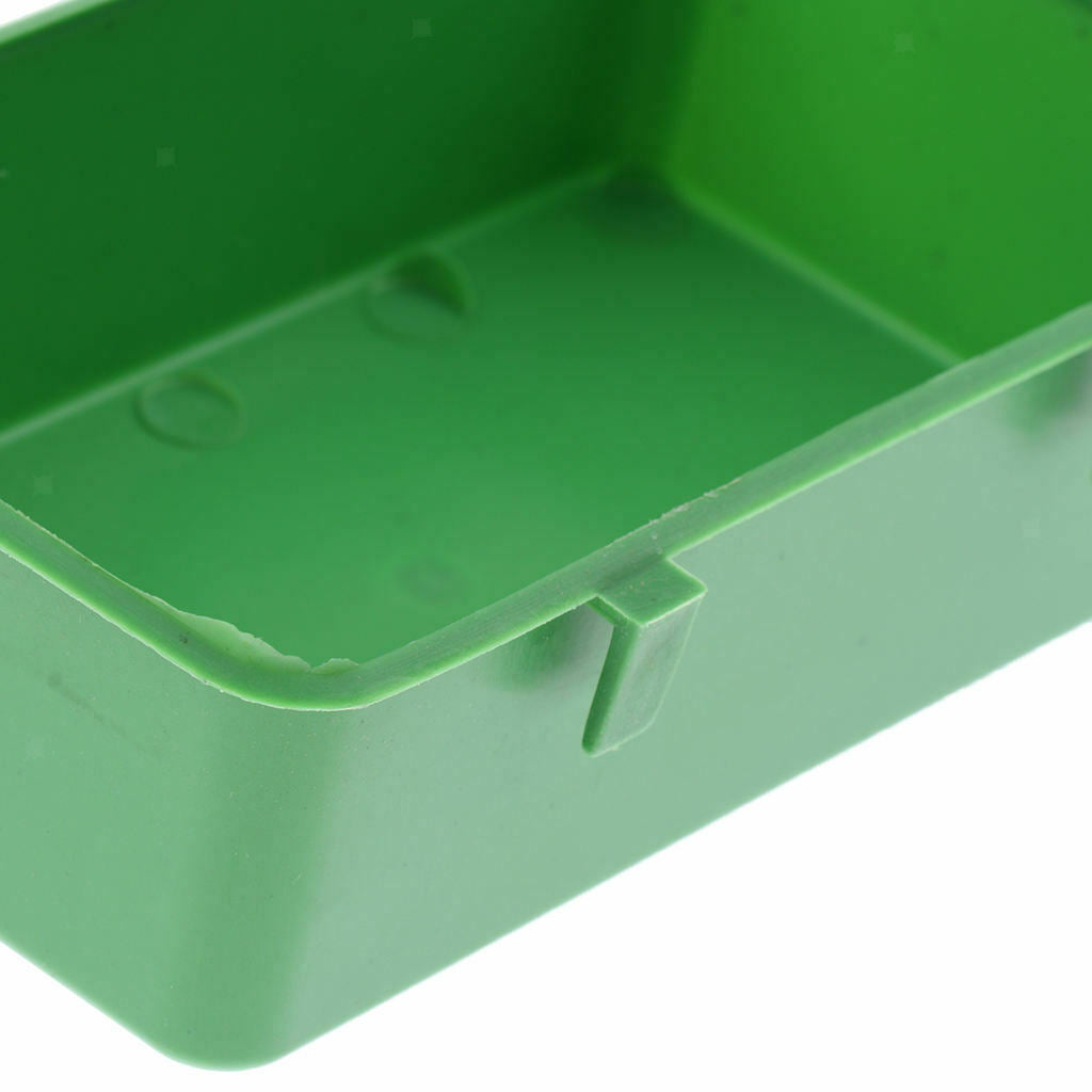 10Pcs Bird Parrot Food Water Plastic Bowl Cups Pigeons Cage Feeding Feeder