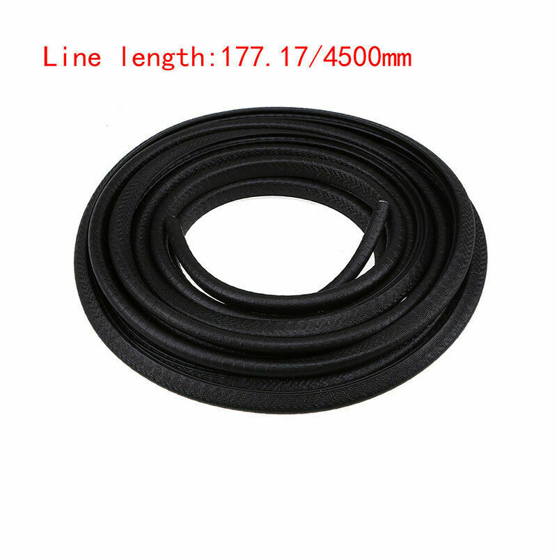 Car Dashboard Windshield Rubber Soundproof Dustproof Sealing Strip Black
