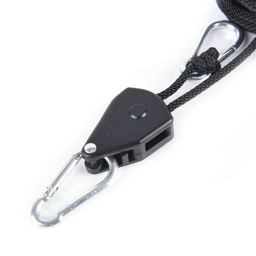 2pcs/pack 1/8 Inches rope ratchet reflector grow light hangers light lifteFB FT