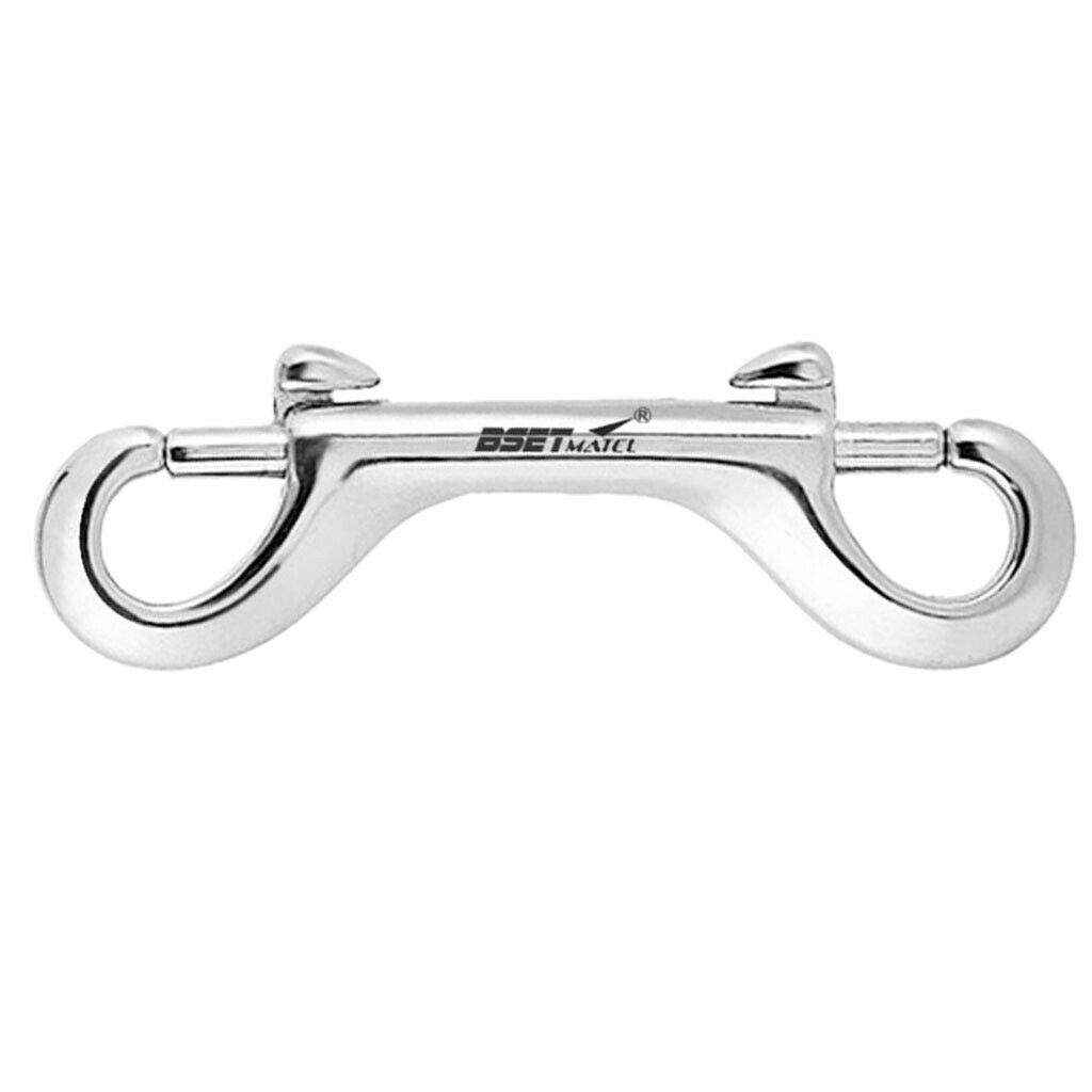 100mm Double Dual Ended Bolt Snap Hook Diving Marine Paddle Accs Equipment
