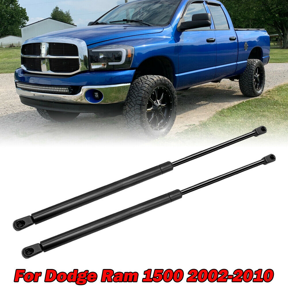 2x Hood Lift Supports Struts Shocks Strut Props Gas Spring Rod Arm For DODGE Ram