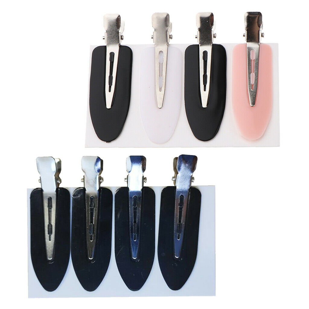 8Pcs No Bend Hair Clips Curl Pin Clips Woman Girls Bangs No Mark Hairclips