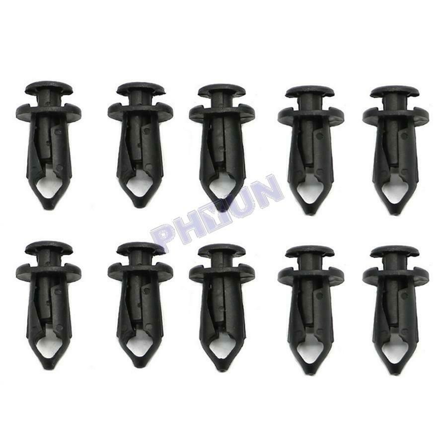 100pcs Plastic Fastener 8mm Push Pin Rivet ATV Fairing Body Fender Retainer Clip