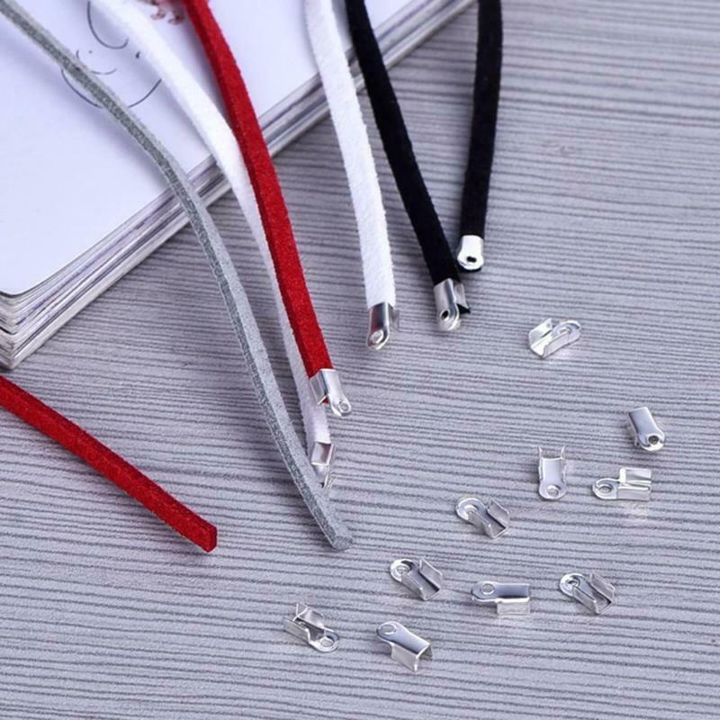 20 Bundles Soft Faux Suede Cord String Double Sided Bracelets DIY Accessories