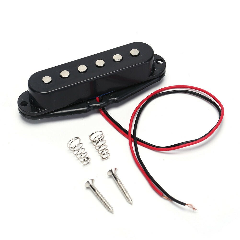 1pc Black Single Coil Sound Pickup for 6 Strings Electric Guitar Harmonious V IA