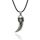 Trendy Stainless Steel Domineering Wolf Tooth Shape Pendant Necklace Jewelryã€ Tt