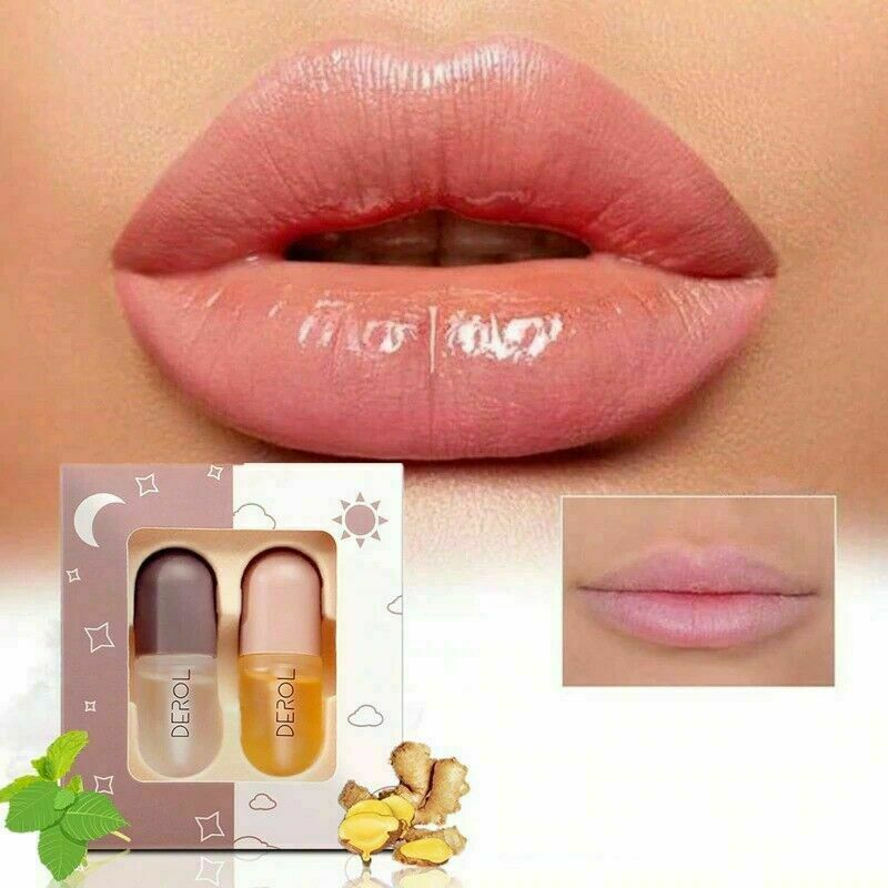 2*Lip Plumper Extreme Lip Gloss Maximizer Plump Volume Bigger Lips Moisturizing