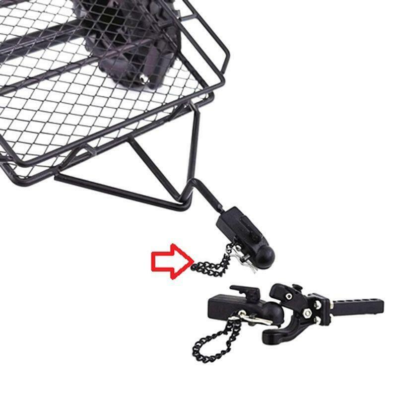 Metal Hitch Trailer Hook for SCX10 90046 TRX4 1/10 RC Crawler Car