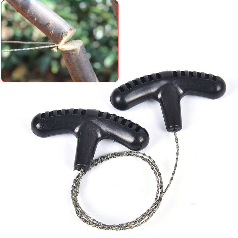 Camping Hiking Pocket Saw Wire Emergency Survive Tool Stainless Steel Wir.l8