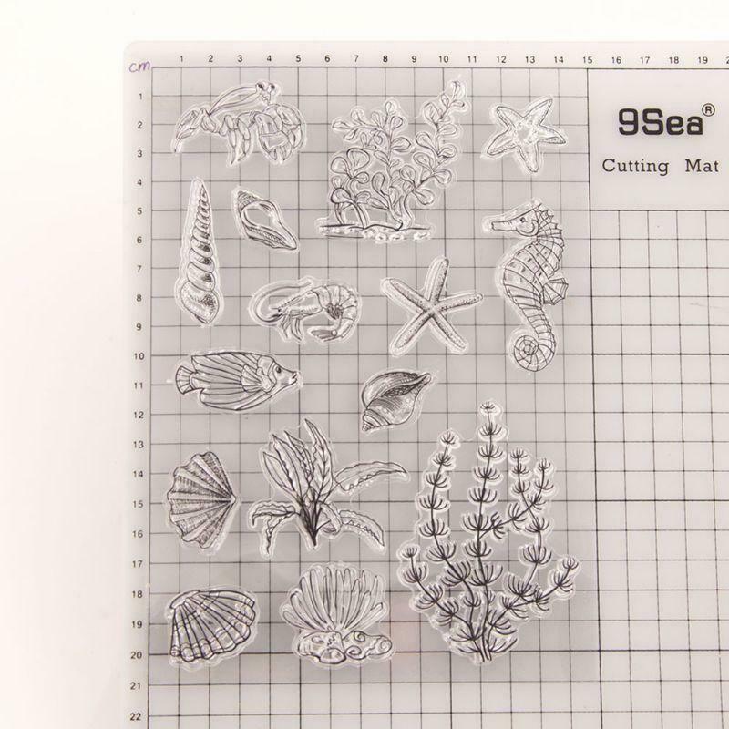 Shell Starfish Silicone Clear Seal Stamp DIY Scrapbooking Embossing Photo Album