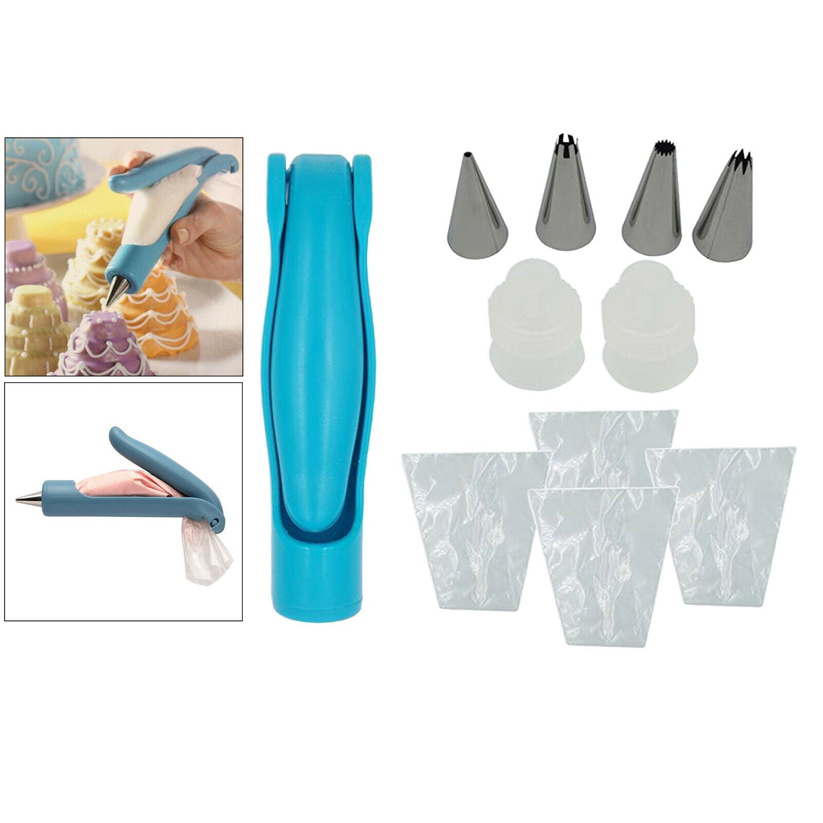 Cake Decorating Icing Pen Set Supplies Kit Baking Cupcake Cookies Sugar Pens