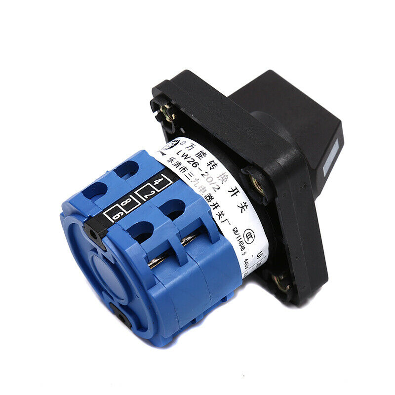 440V 20A 4-Position 0-1-2-3 Rotary Selector Changeover Switch Stock LW26-2Y1