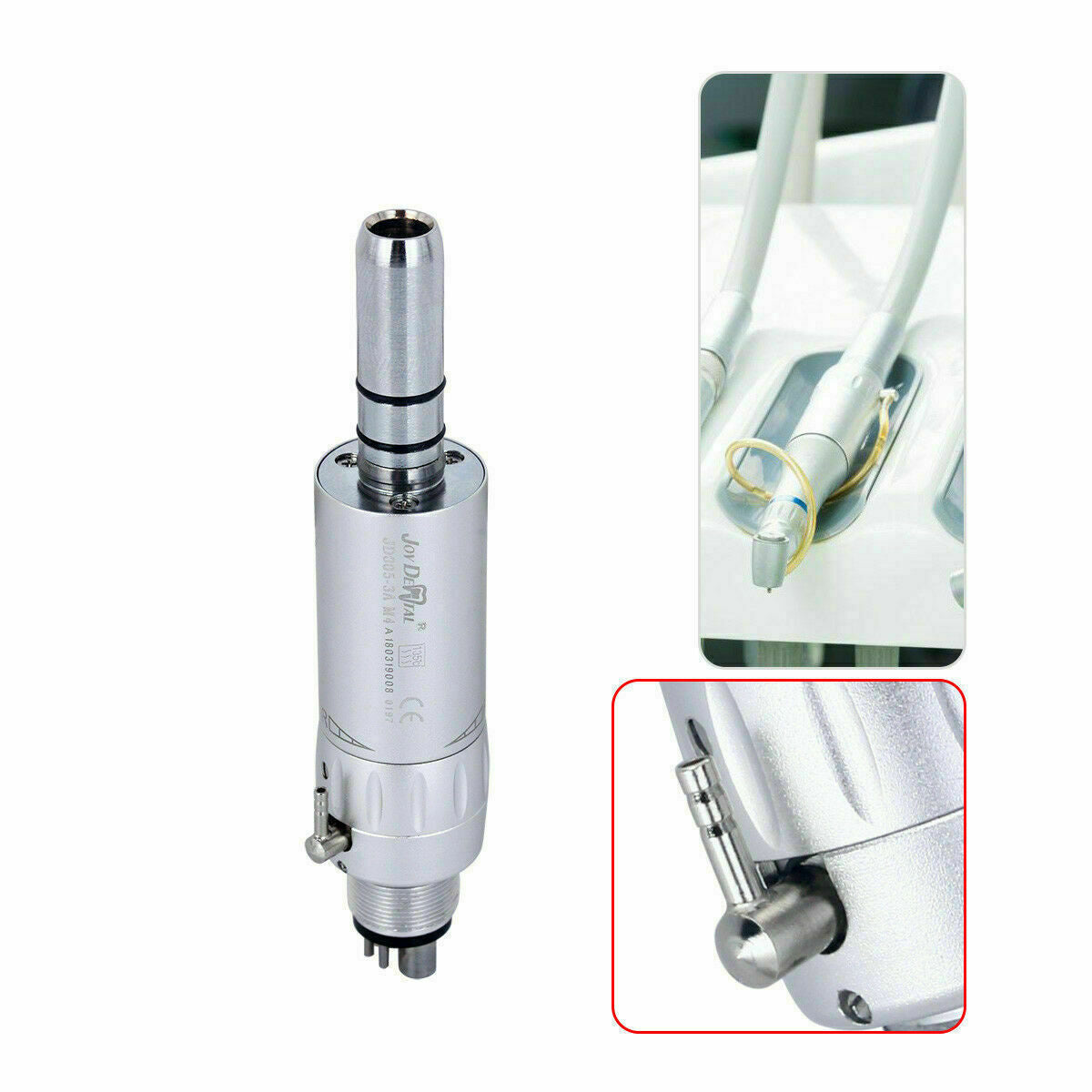 10PCS  NSK Style Dental E-type Air Motor Turbine Latch Burs For Low  Handpiece