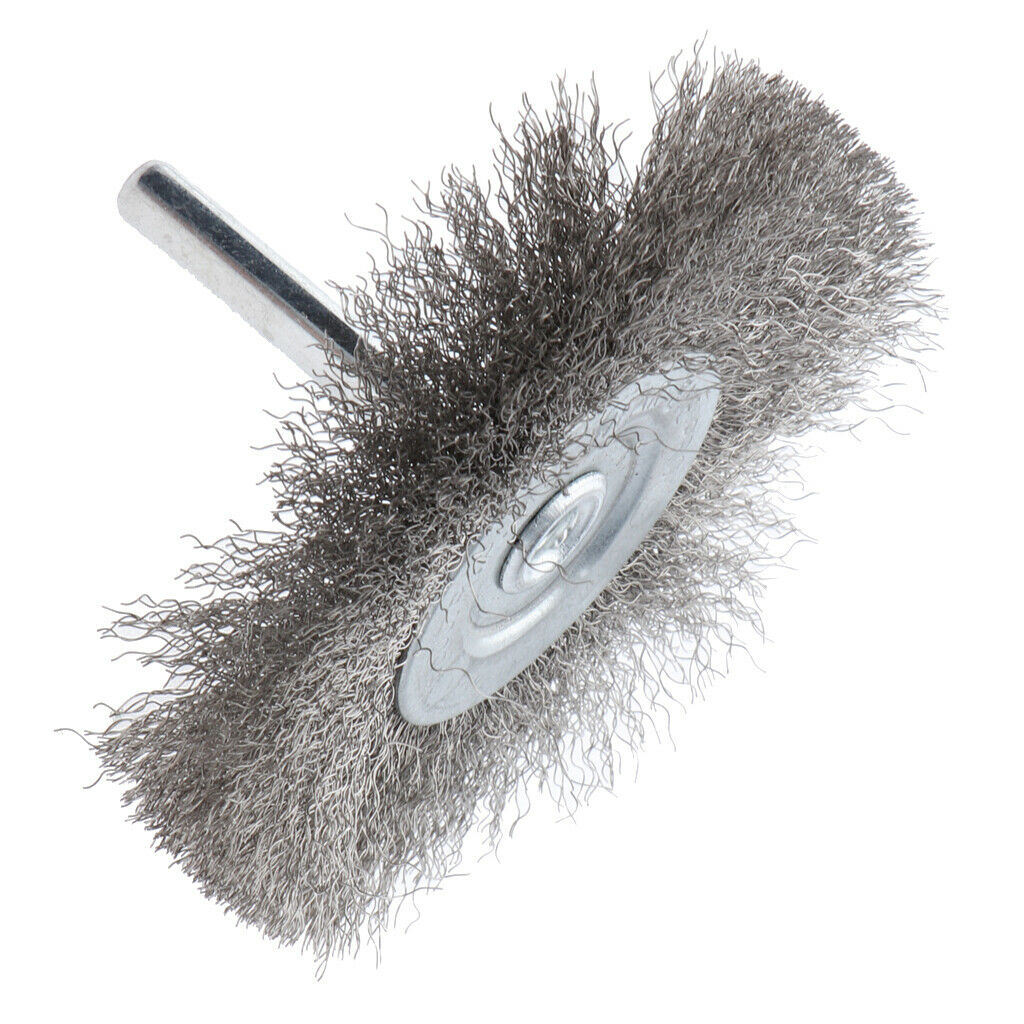 Wire Wheel Brush for Metal Derusting Wood Grinding Polishing 75mm 0.15mm