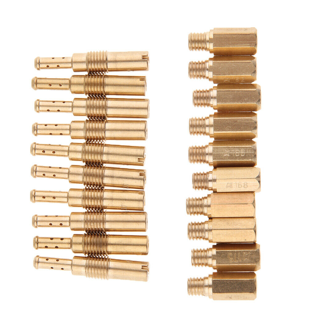 20x Solid Carburetor Main/Slow Pilot Jet Needle Set For PWK PE  OKO CVK