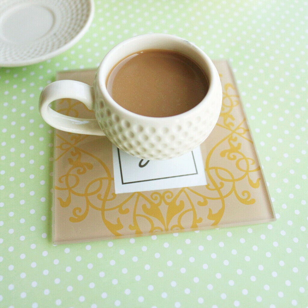 Picture Frame Glass Coasters, Wedding Favors Set of 2