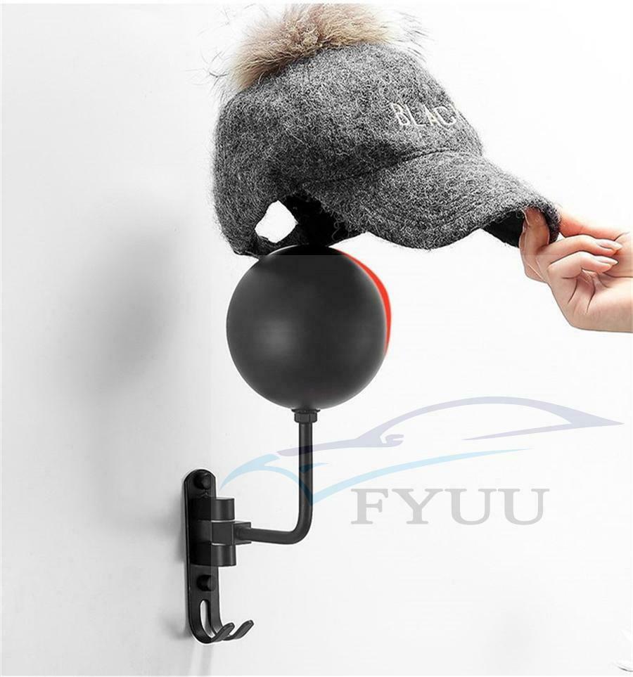 180 Rotating Motorcycle Bike Helmet Holder Hook Jacket Bag Display Rack Key hook