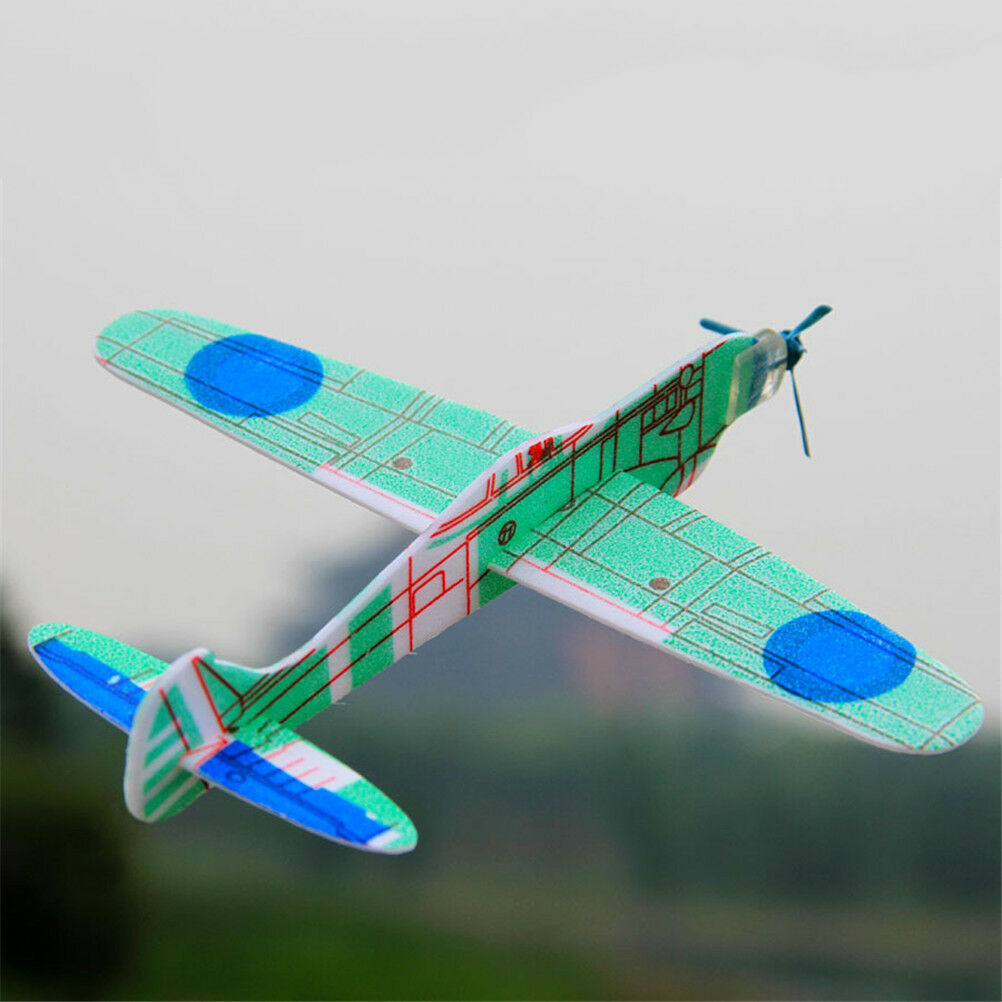 19cm Hand Throw Flying Glider Planes Foam Airplane Party Bag Fillers Kids.l8