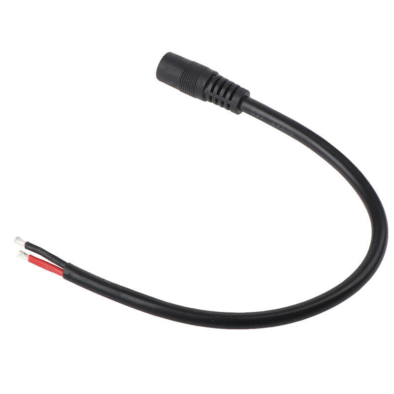 Connector DC 5.5 x 2.5mm Female jack adapter Cable wire for Led Strip PoweDEAU