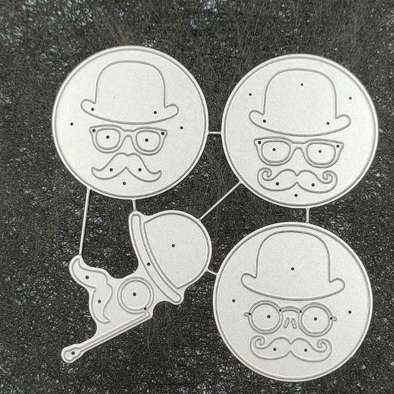 DIY Carbon Steel Cutting Cap Die-Cuts Hat Mage Shape Deco Embossing Nice Cards