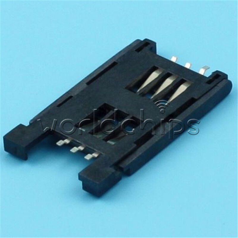 5Pcs SIM Card Slot Connector Tray Socket Handset Phone DIY NEW