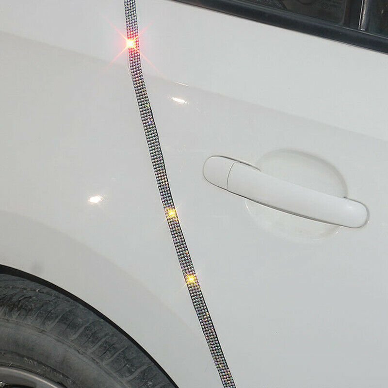 4pcs 90CM Car Body Panel Window Bumper Decoration Trim Shining AntiScratch Strip