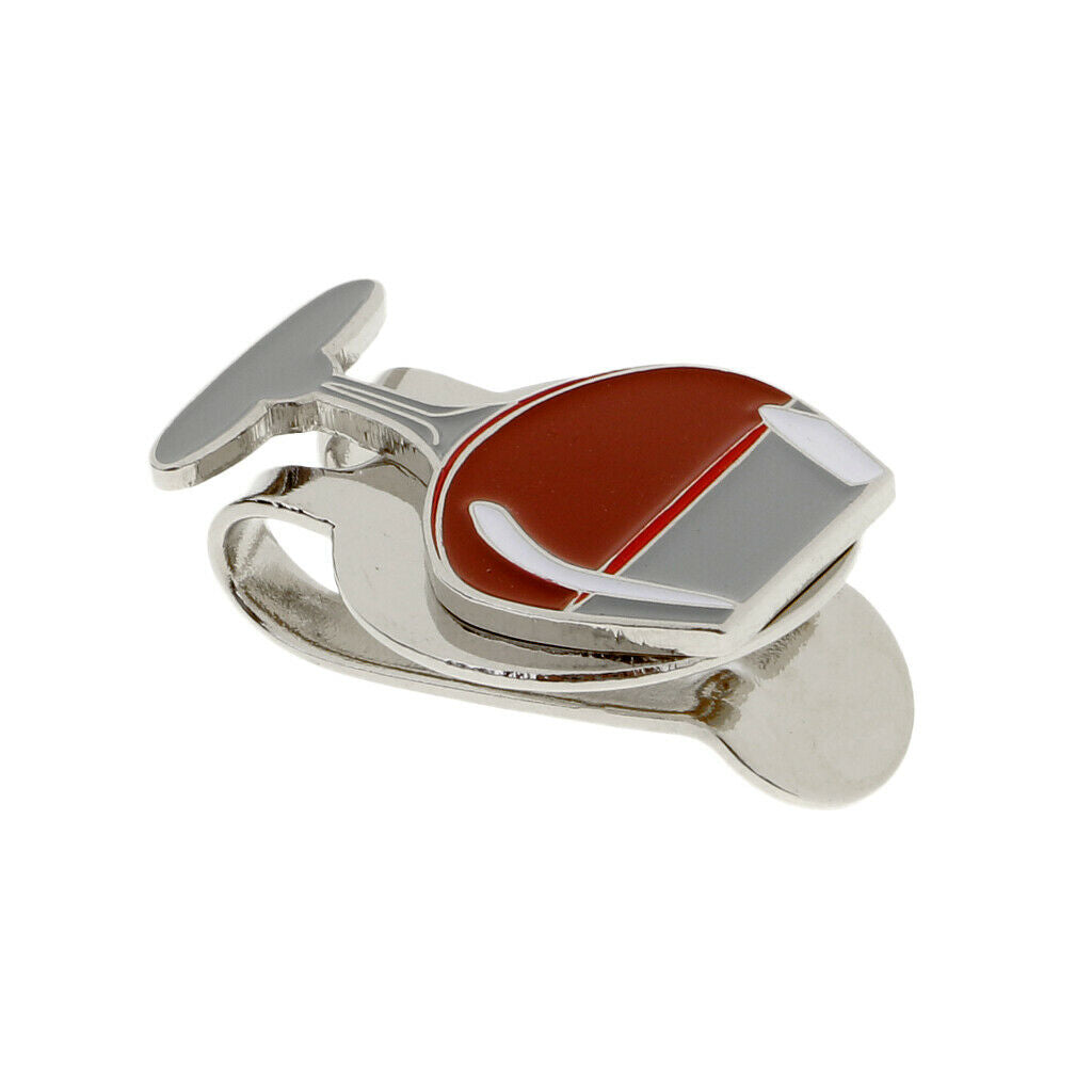 2 Pcs Golf Hat Clip With Detachable Magnetic Golf Ball Marker Red