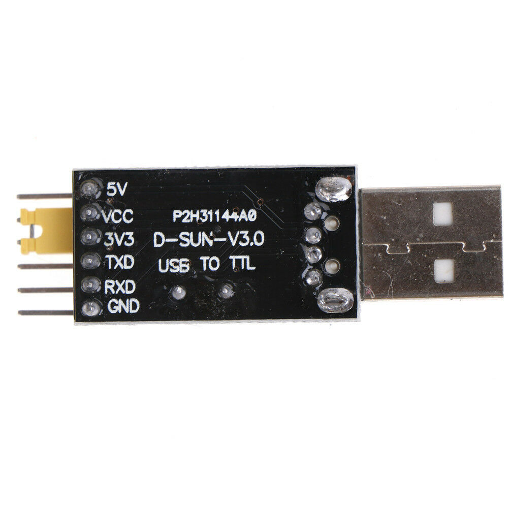 2x USB to TTL UART Module CH340G 3.3/5V Serial Converter Switch ReplacePL23 WF