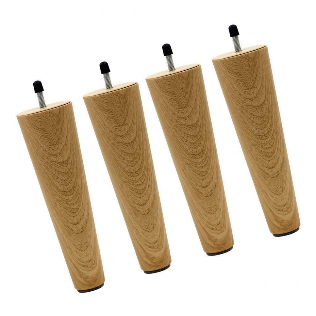 4x 8" Solid Wood Replacement Sofa Couch Chair Ottoman Loveseat Legs
