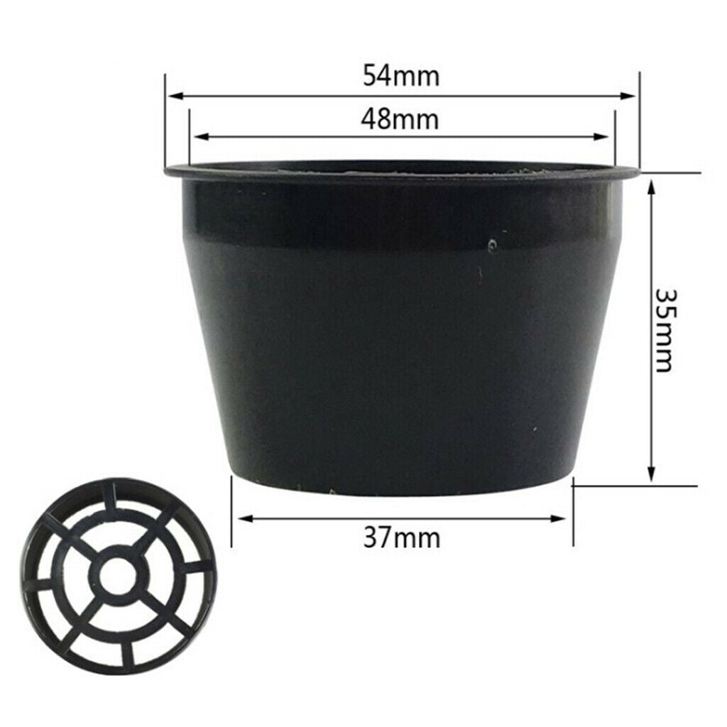 Set of 20 Hydroponic Planting Basket Pots for Planting Orchids Peppers Herbs