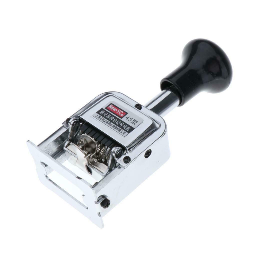 6-digit fully automatic numbering machine, metal number stamp, numberi