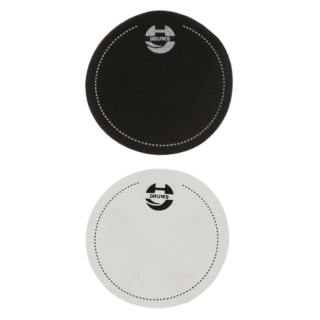 2 Pcs Bass Drumhead Pad Patch Drum Head Protector for Drum Player