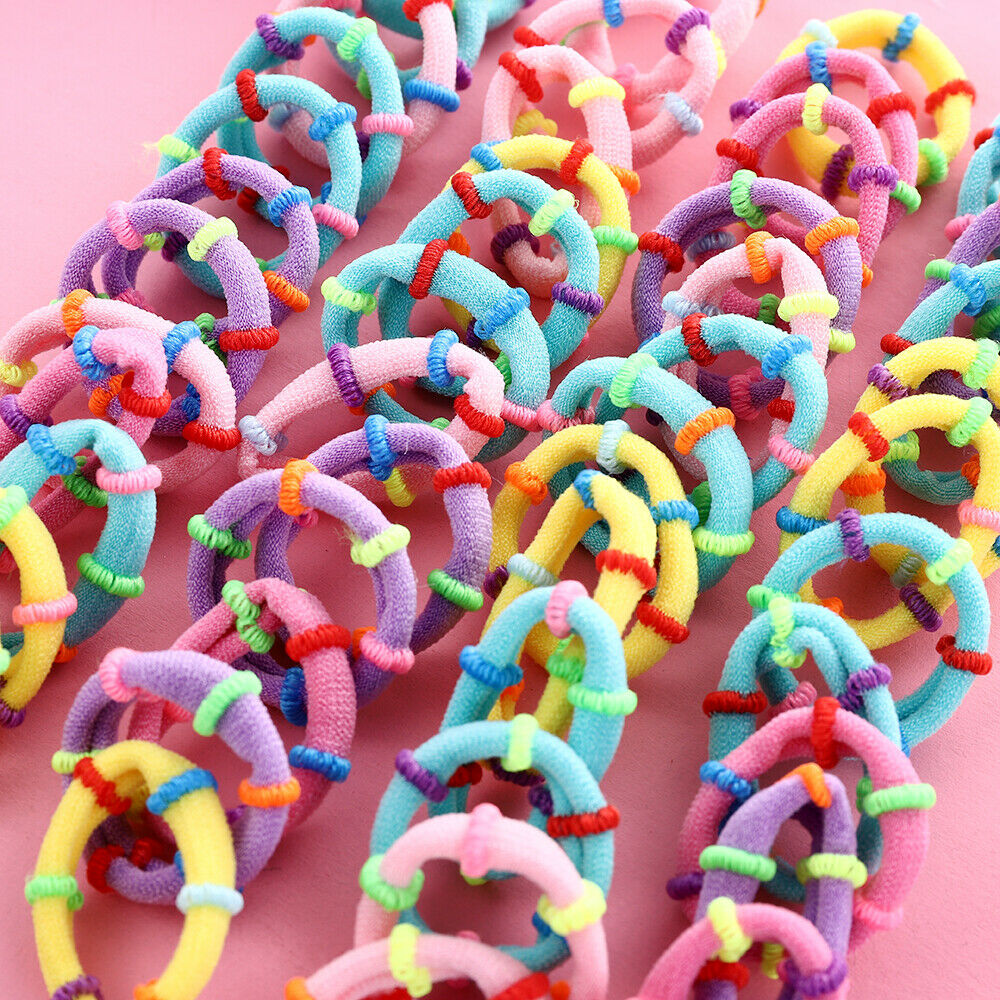 Wholesale 870Pcs Girls Hair Clips Rope Ponytail Holder Kids Hair-Accessories Set