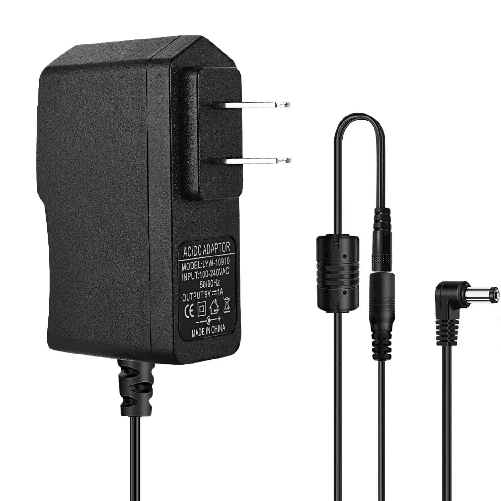 1pc 9V Power Adapter Cable for Guitar Pedal 5 Way Cord for Charging Speaker