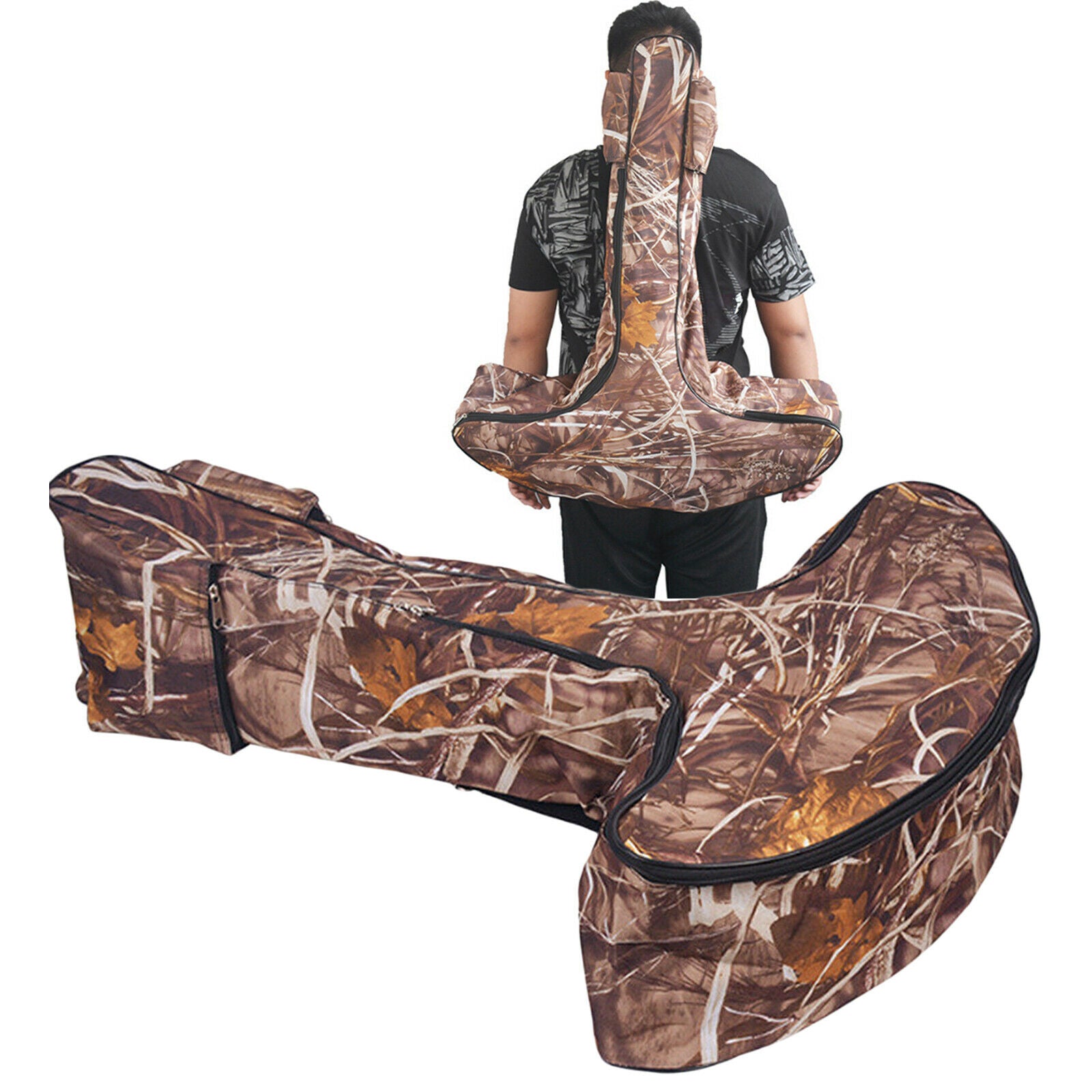 Universal T-Shaped Bow Bag Camo Case Bow Pouch Outdoor Archery Accessory
