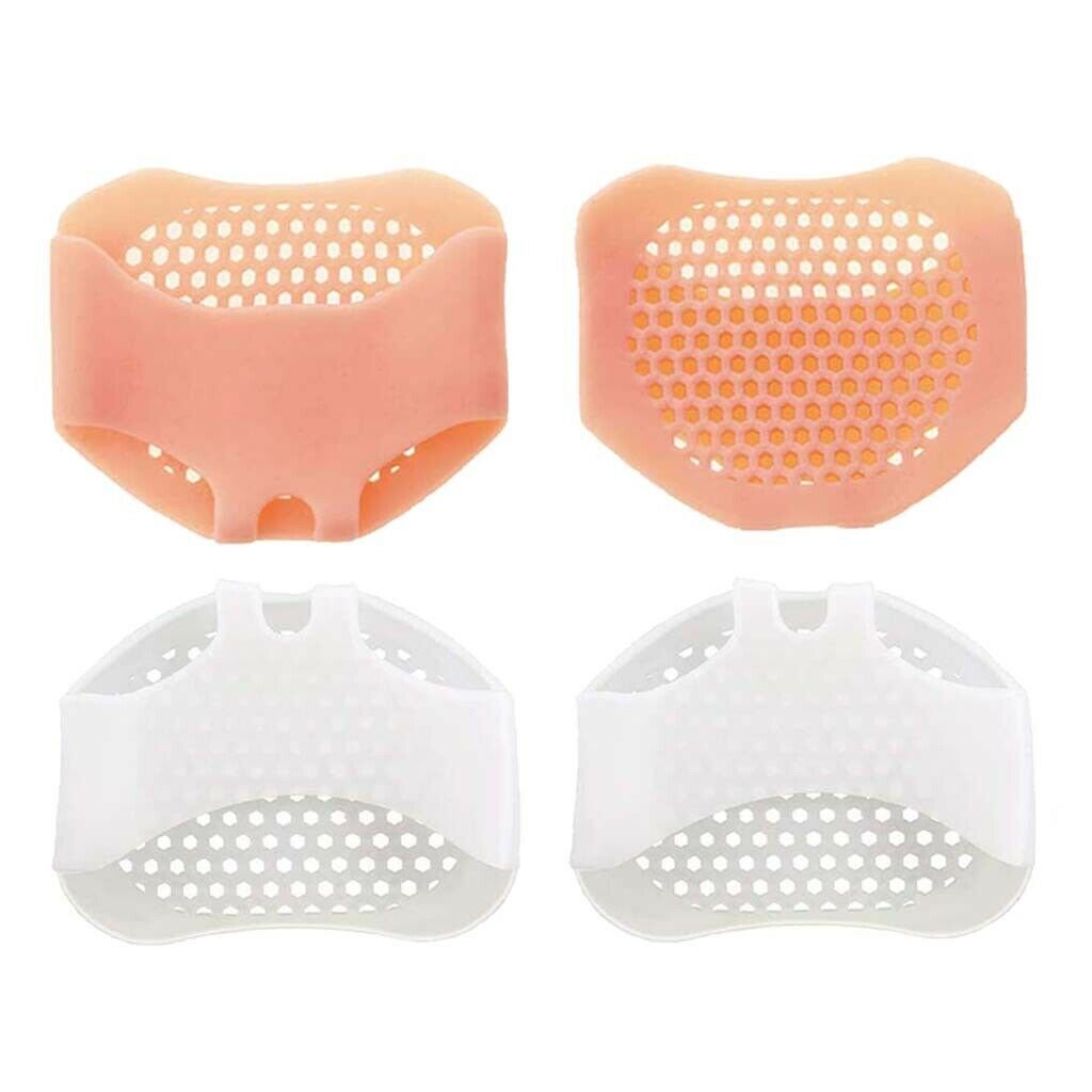 10 Pairs Honeycomb Ball of Foot Pads Reusable Metatarsal Pads for Foot Pain