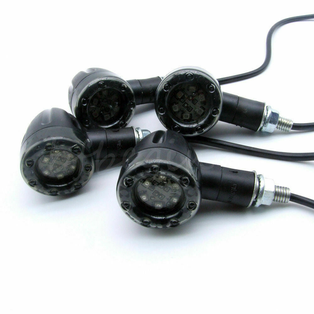 4pcs LED Turn Signal Indicator Light - Motorcycle Accessories Blinker Lamp